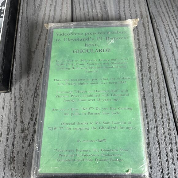 2 Ghoulardi VHS Science Fiction Suspense Horror Movie Ernie Anderson (ok cond.) - Picture 13 of 14